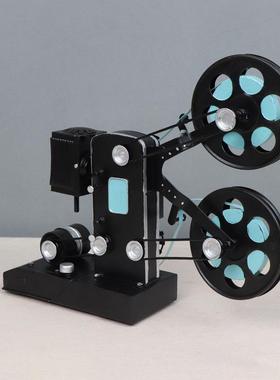 放映机模复型铁皮工艺品旧怀老物件橱道窗陈列放映机29摆件拍摄影