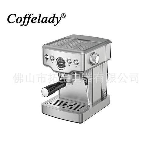 Coffelady意式全不锈钢浓缩咖啡机泵压式奶泡咖啡机家用20bar压力