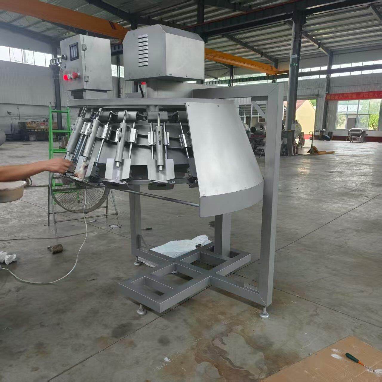 翅脱骨机器 琶连续式机鸡腿去骨 义康食品不锈钢琵根腿剔骨机