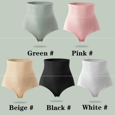 High Waist Panties Tummy Control Briefs Cotton Underwear