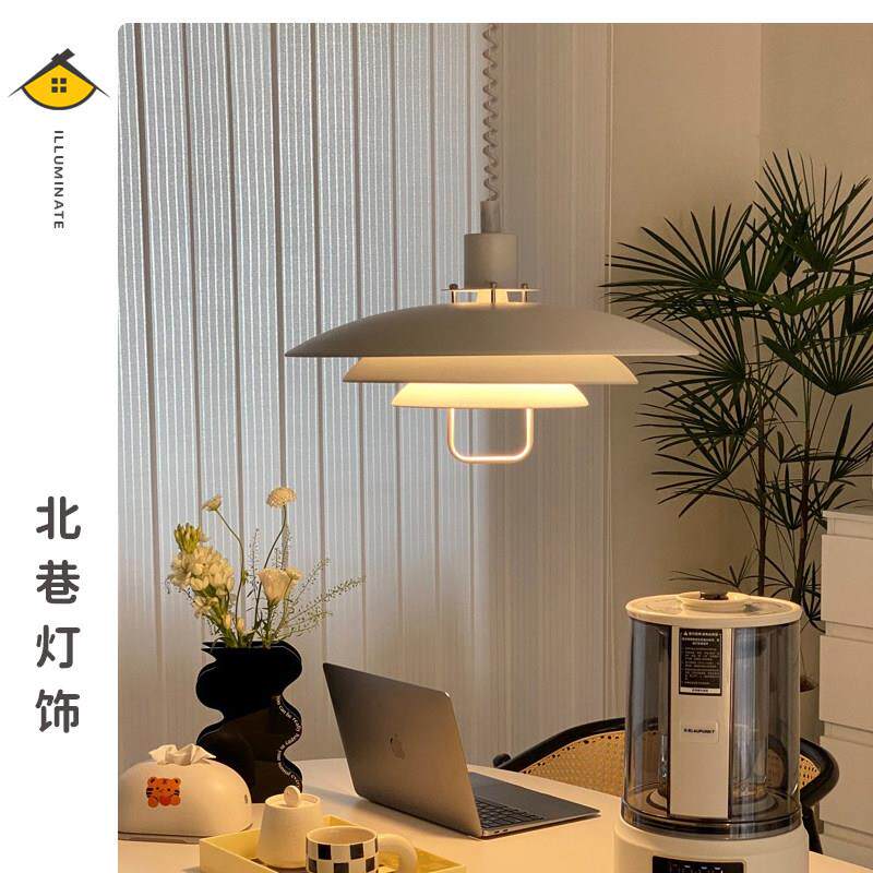 设计师可升降伸缩拉伸调节饭厅吊灯北欧创意个性吧台岛台飞碟灯具