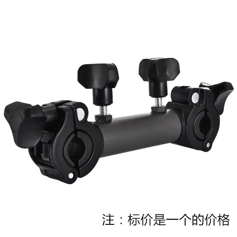 欧式钓椅伞架配件多功能钓鱼伞支架固定夹炮台架通用型万向连马小