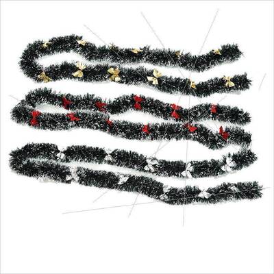 Christmas pendant latte dark green top stripe white grass