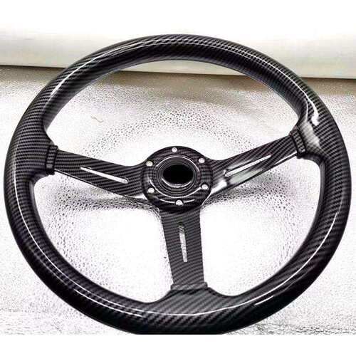 13寸14寸碳纤维方向盘通用改装赛车方向盘个性改装steering wheel