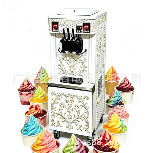 2026新款 380V 齿轮膨化 果酱冰激凌 ice cream machine 冰淇淋机