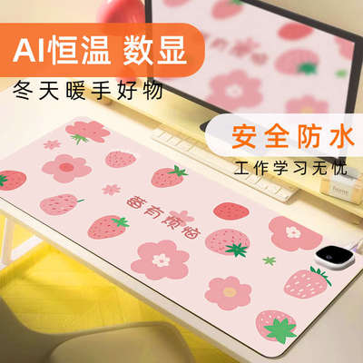 冬天加热桌垫办公室加热鼠标垫暖桌垫办公室宿舍保暖加热垫学生学