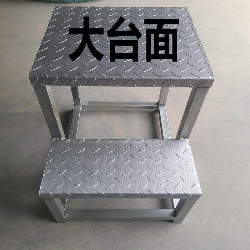 平台梯工业梯子踏步梯铁楼梯台阶梯二三步梯登高梯货梯满焊加固