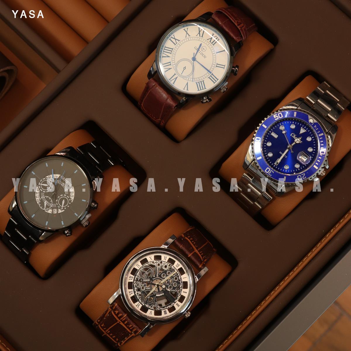 YASA【手表合集】样板间衣帽间首饰柜简约石英表男表女表不可自戴