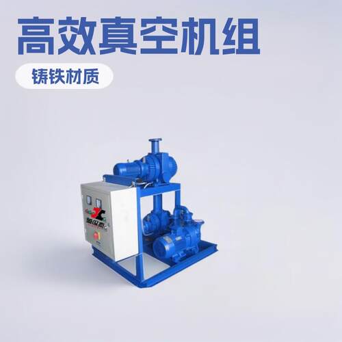 成都JZJ2S150-2水环真空机组ZJP150t罗茨增压泵2SK-3真空泵9.7KW