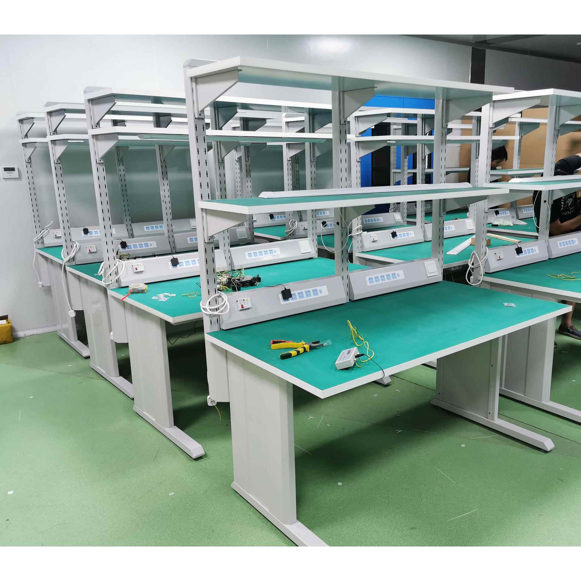 防静电车间用弓形腿高端工作台操作台量大优惠便捷多功能