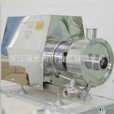 卫生级食品级不锈钢管线式单级三级高剪切乳化泵高剪切均质泵316L