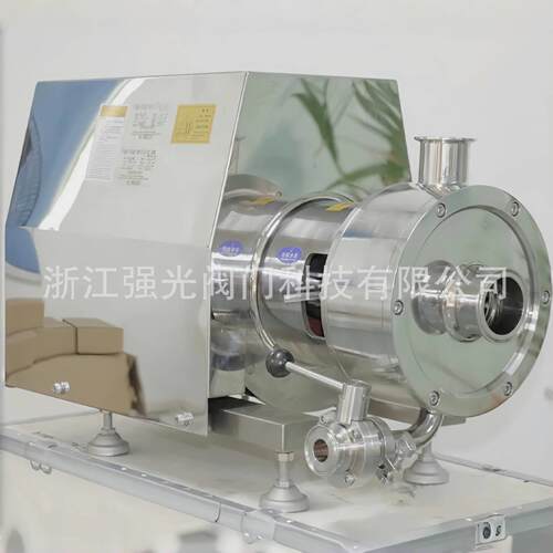 卫生级食品级不锈钢管线式单级三级多级高剪切乳化分散混合均质泵
