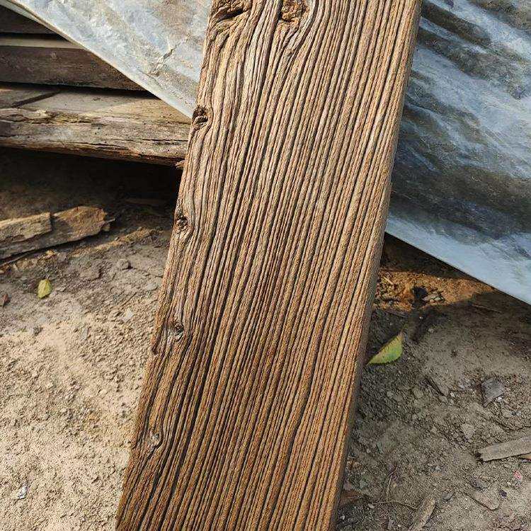 老榆木门板实木吧台板风化大板桌复古怀旧茶桌茶台原木旧木板定