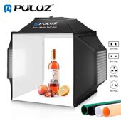 肥牛40厘米小型工作室Led折叠产品照片灯箱简单拍摄填充光软灯箱