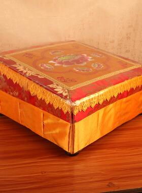 7YX批发拜凳莲花拜垫拜佛垫磕头跪垫家用礼佛拜拜凳实木加厚跪拜