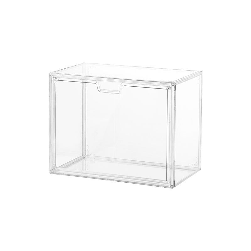 书本收纳透明六面展示手办首饰盒