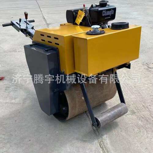 单钢轮手扶柴油振动压路机小型单轮压路机汽油路面压路机