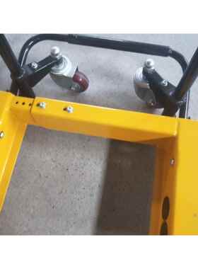 周转箱专用车脚踏手动液叉推压搬运工DRM具车塑料筐车乌龟车k200g