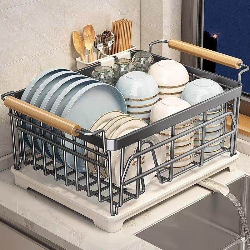 厨房碗架沥水架304不锈钢碗碟置物架台面单层放碗筷盘子收纳篮筐,厨房/烹饪用具,碗架,淘宝优惠券,粉丝福利购,淘宝优惠卷