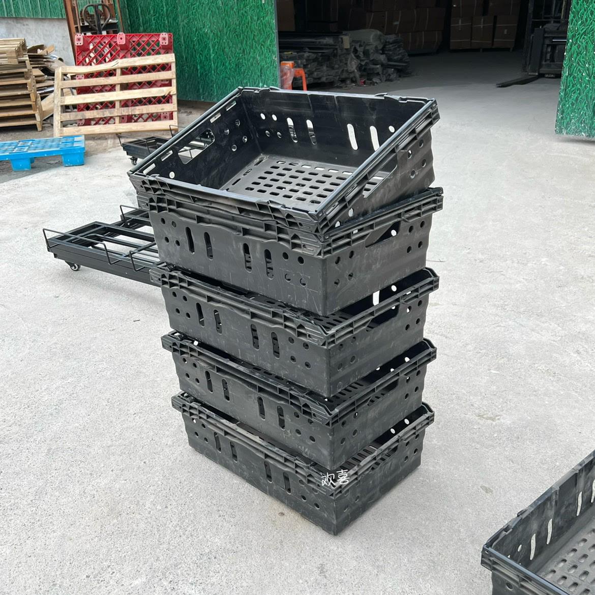 水果店外摆折叠货架免安装带轮子方便收纳可折叠果蔬展示架