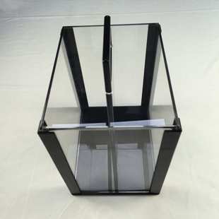 秦龙热销1000片装透明亚克力材质筹码手提箱空可配40MM 托盘40 43