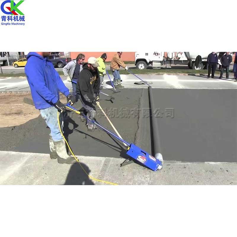 电动混凝土整平设备路面施工水泥压平机电动滚动式滚平设备