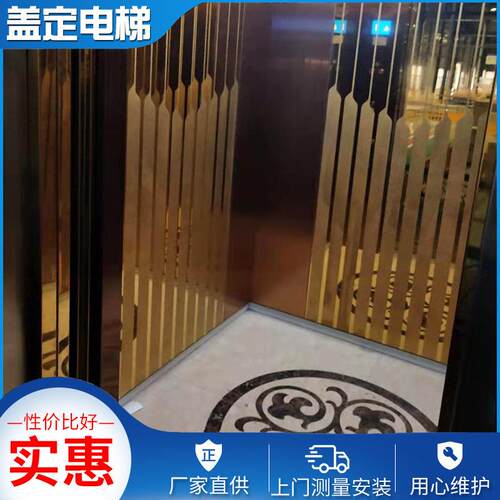 洋房别墅地下室小型无障碍升降电梯家用观光电梯专业制做