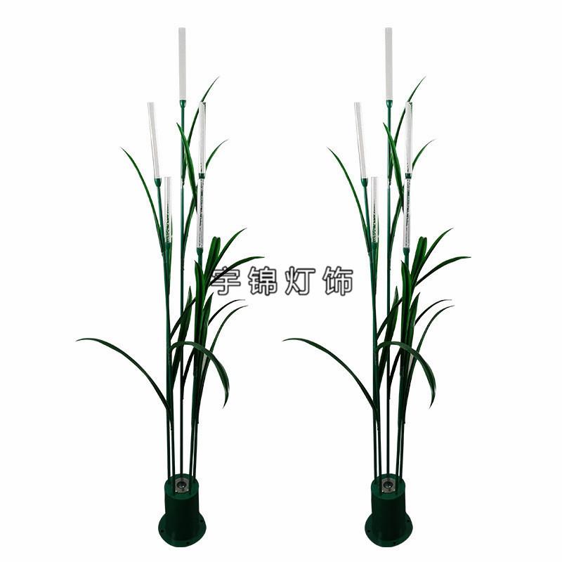 亚克力河边亮化景观水滴组合LED气泡芦苇灯户外防水工程装饰灯