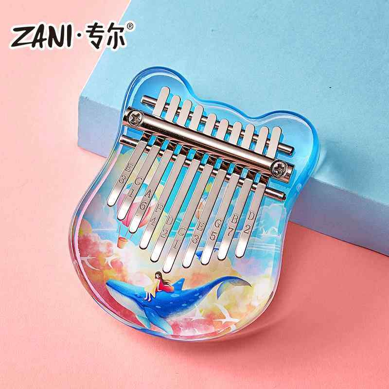 正品ZAN迷I卡巴拇指琴儿童小10音手指琴正品初学者亲子启蒙你乐林
