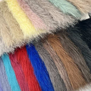 托卡面料 奥斯托卡 直长毛 仿狐狸毛 人造毛 多色可选 服装鞋材料