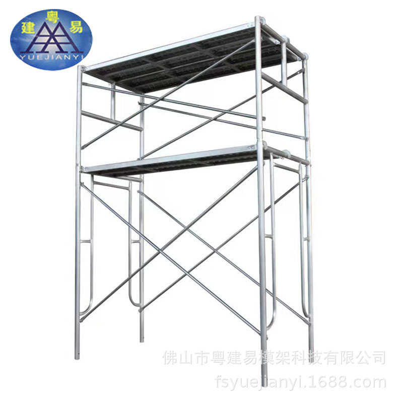 厂家供应梯式脚手架 工地建筑 装修外墙脚移动平台 粤建易