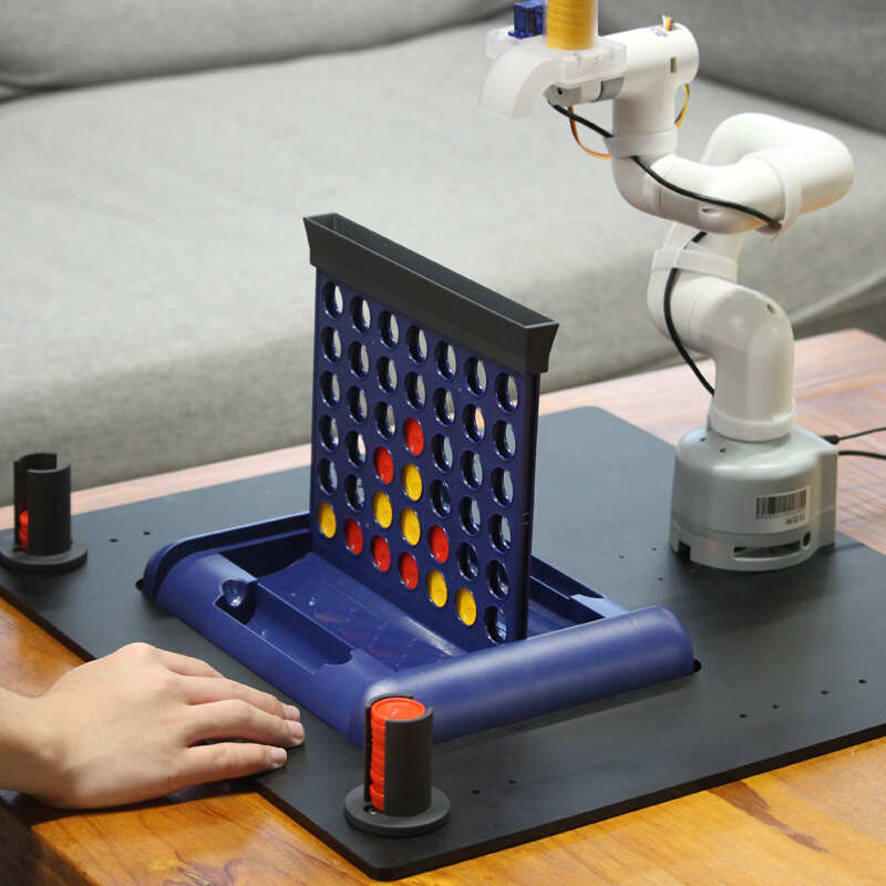 myCobot机械臂下棋AI机器人套件四子棋对弈人机互动-含开源代码*