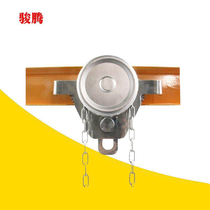 04不锈钢手拉小车防腐防尘单轨电动款无需电源手动工字钢小车