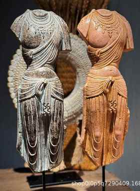 古方维纳东斯复残佛树脂YNP身装饰摆件玄关酒柜办公室展示架装饰