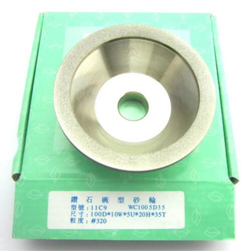 台湾钻石合金砂轮200#合金砂轮金刚石碗型砂轮磨刀机砂轮