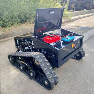 小型OLQ控割草机市果政绿化农用园除碎草机履带式 遥汽油大马力草