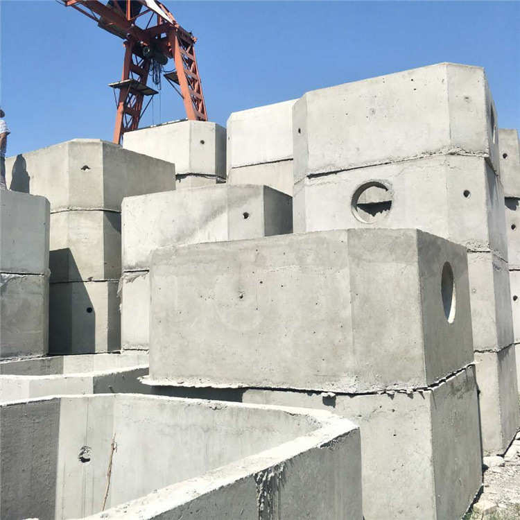 中珺建材方形消防沉淀池 成品模块水泥化粪池 平流式混凝土蓄水池