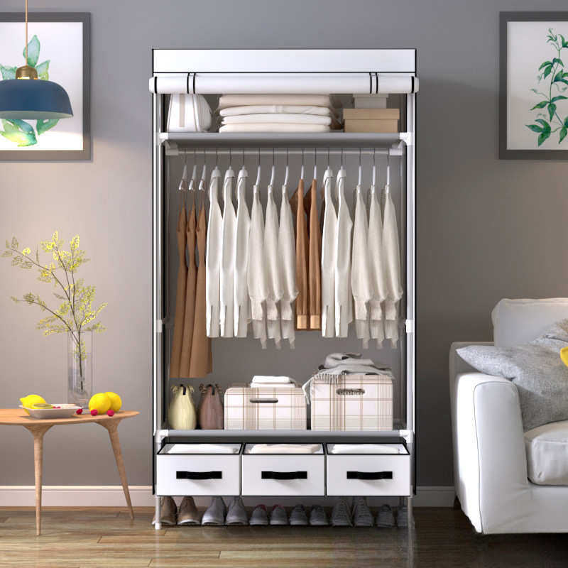 多功能组合衣橱送收纳盒新款简易衣柜个性图案单人,收纳整理,衣物收纳柜/简易衣橱,淘宝优惠券,粉丝福利购,淘宝优惠卷