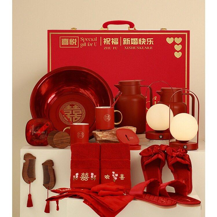 大唐盛世2陪嫁套装结婚用品大全陪嫁物品女方全套喜箱婚箱嫁妆箱