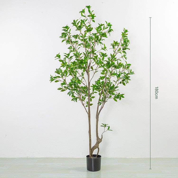 枝叶落地仿真客厅假仿真室内绿植马醉木盆栽植绿植物装饰摆件