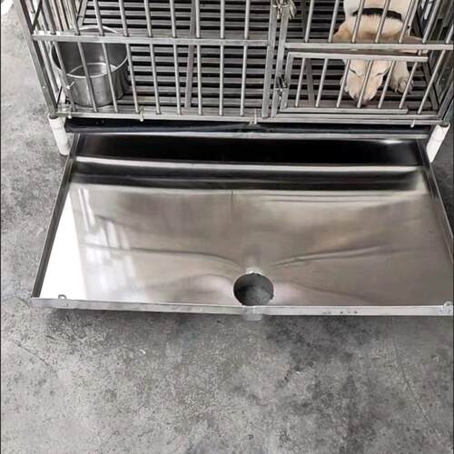 猛犬中大宠物犬拆卸笼漏粪板做专用漏斗狗厕所不锈钢下水漏粪托盘