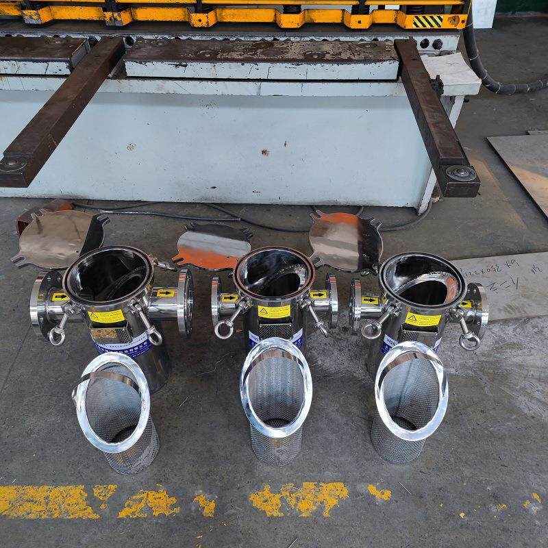 奕卿科技 不锈钢篮式过滤器 DN65 抛光提蓝式过滤器