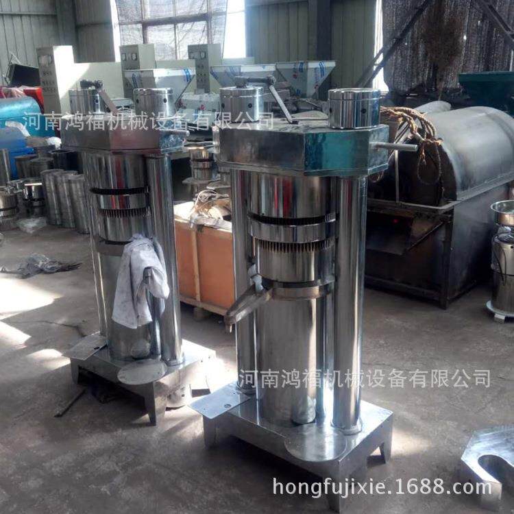 商用立式液压芝麻香油机 小型流动石磨香油机 芝麻压榨精炼油设备