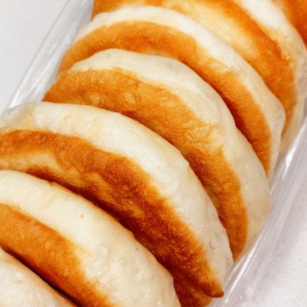东北纯手工制作老式发面白糖饼豆沙饼4个装早餐速食小时候的味道