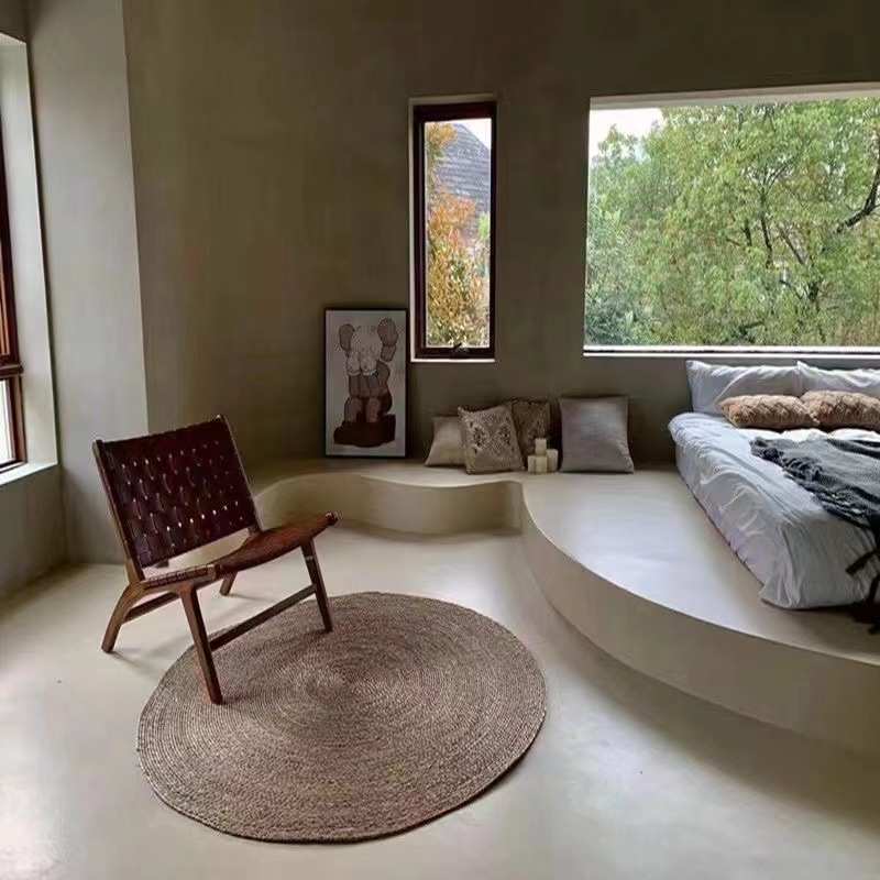 地面漆梦幻涂料墙面一体微水泥墙室内艺术翻新漆漆水泥地家用质感