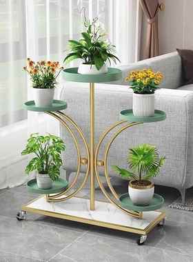 高轻奢铁艺花阳架子DFP0025室内厅可客移动绿植花架台绿萝高颜值
