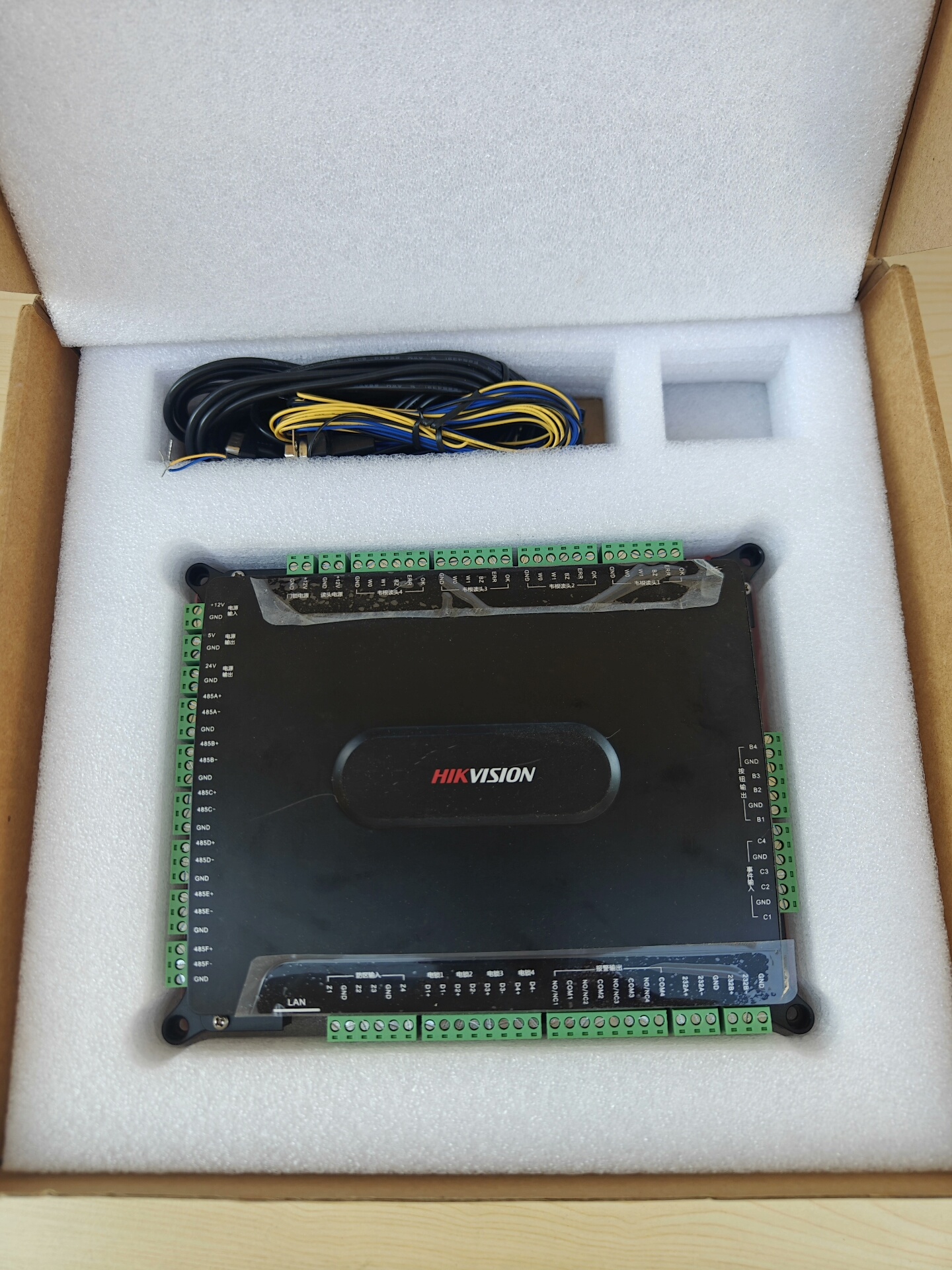 海康威视DS-K2602X-AI门禁主板，带人脸识别测温功能