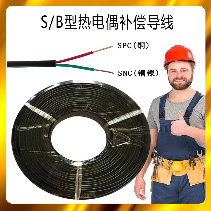 S型B型热电偶补偿导线SC BC RC耐高温屏蔽热电偶线2*1.0/2*1.5
