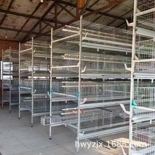 4层H型养鸡笼小型养殖场用立体式鸡笼设备厂家蛋鸡养殖设备