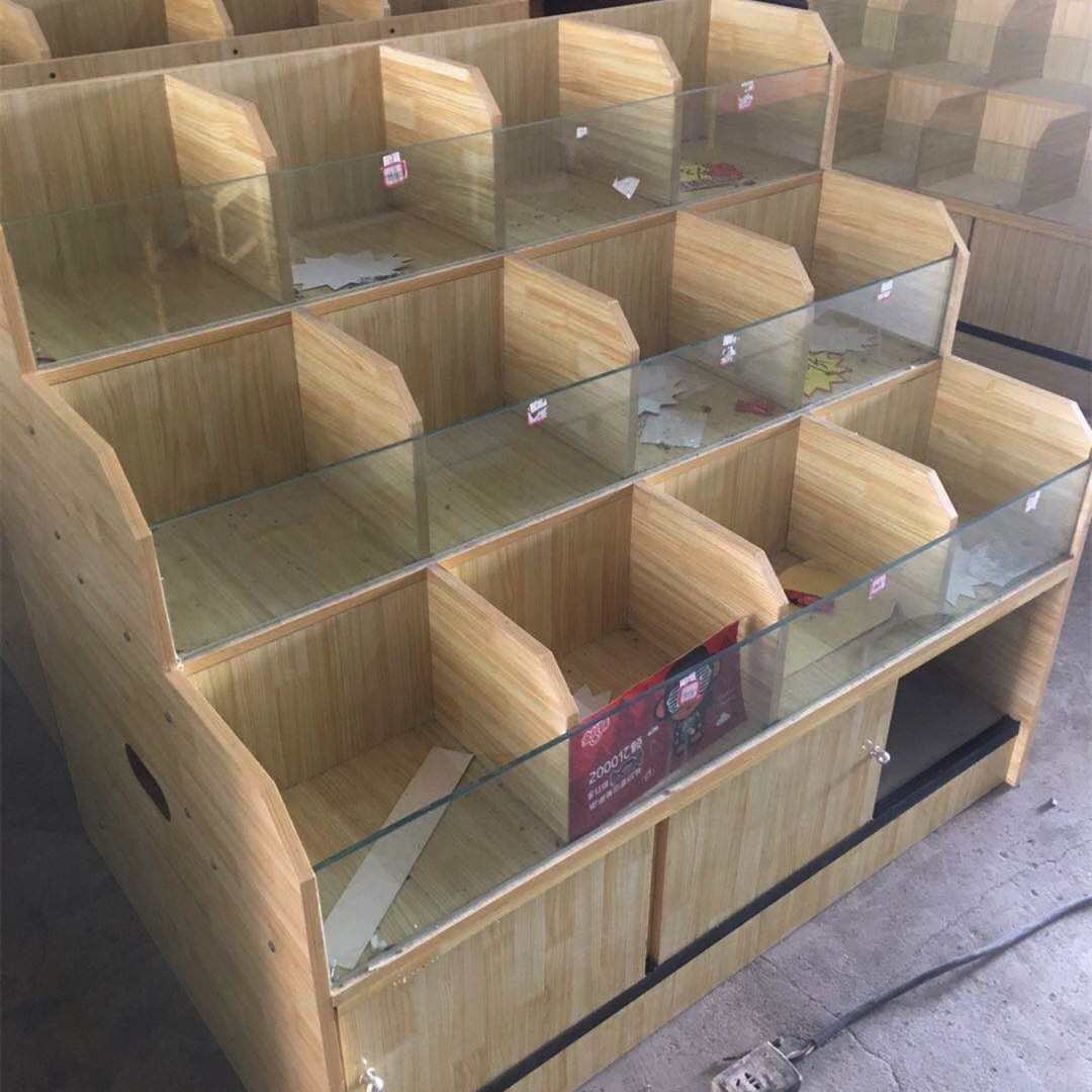 干果柜五谷杂粮柜零食货架散货糖果休闲食品展示架米粮桶木质米斗